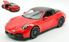 Indlæs billede til gallerivisning Porsche 911 (992.2) TARGA 4 GTS HYBRID 2025 - Porsche box rød 1:18