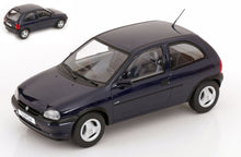 Indlæs billede til gallerivisning OPEL CORSA B ATLANTA 1993 DARK BLUE 1:18