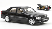Indlæs billede til gallerivisning MERCEDES BENZ C-CLASS C36 AMG (W202) 1993 BLACK 1:18
