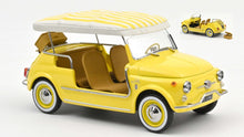 Indlæs billede til gallerivisning FIAT 500 JOLLY 1965 YELLOW 1:18