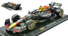 Indlæs billede til gallerivisning Red Bull RB20 #11 SERGIO PEREZ 2024 with Helmet mørk blå/rød/gul 1:24