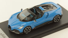 Indlæs billede til gallerivisning Bugatti W16 MISTRAL CONVERTIBLE blå 1:43