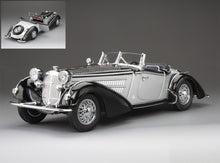 Indlæs billede til gallerivisning HORCH 855 SPECIAL ROADSTER 1939 BLACK/SILVER 1:18