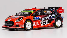 Indlæs billede til gallerivisning Ford Puma Rally1, Rally Estonia, #22, M.Sesks/R.Francis rød/sort 1:43
