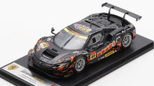 Indlæs billede til gallerivisning FERRARI 296 GT3 3.0L TWIN TURBO V6 TEAM PONOS RACING N 45 GT300 SUPER GT 2025 KEI COZZOLINO - TAKURO SHINOARA ORANGE BLACK YELLOW 1:43