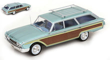 Indlæs billede til gallerivisning FORD LTD COUNTRY SQUIRE 1960 LIGHT BLUE 1:18