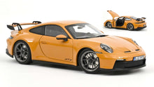 Indlæs billede til gallerivisning PORSCHE 911 992 GT3 COUPE 2021 BAHAMA YELLOW 1:18