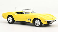 Indlæs billede til gallerivisning CHEVROLET CORVETTE CONVERTIBLE 1969 DAYTONA YELLOW 1:18