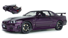 Indlæs billede til gallerivisning NISSAN SKYLINE (R34) GT-R Z TUNE 1999 MIDNIGHT PURPLE 1:18
