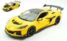 Indlæs billede til gallerivisning Chevrolet CORVETTE ZR1 2025 gul/sort 1:18