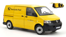 Indlæs billede til gallerivisning VOLKSWAGEN T5 VAN TRANSPORTER POST 2003 YELLOW 1:18
