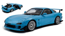 Indlæs billede til gallerivisning MAZDA RX-7 (FD3RS) WORKS COUPE 1999 BLUE 1:18