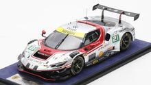 Indlæs billede til gallerivisning Ferrari 296 LMGT3 #21 HERIAU/MANN/ROVERA 2nd LMGT3 CLASS 24H LE MANS 2025 sølv/rød 1:18