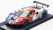 Indlæs billede til gallerivisning FERRARI 296 LMGT3 3.0L TWIN TURBO V6 TEAM RICHARD MILLE AF CORSE N 150 24h LE MANS 2025 RICCARDO AGOSTINI - CUSTODIO TOLEDO - LILOU WADOUX RED WHITE BLU 1:18