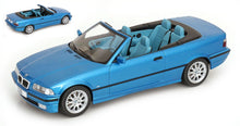 Indlæs billede til gallerivisning BMW 3-SERIES (E36) CABRIOLET OPEN 1996 BLUE 1:18