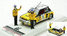 Indlæs billede til gallerivisning RENAULT R5 TURBO TEAM ELF (night version) N 9 WINNER RALLY MONTECARLO 1981 WITH FIGURE JEAN RAGNOTTI - JEAN MARC ANDRIE YELLOW WHITE 1:43