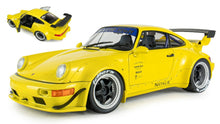 Indlæs billede til gallerivisning PORSCHE 911 964 RWB BODY KIT COUPE 2024 YELLOW 1:18