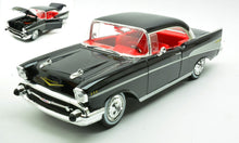 Indlæs billede til gallerivisning CHEVROLET BEL AIR COUPE' 1957 BLACK 1:18