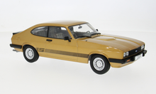 Indlæs billede til gallerivisning FORD ENGLAND CAPRI MKIII COUPE 1978 GOLD 1:18