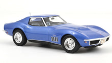 Indlæs billede til gallerivisning CHEVROLET CORVETTE COUPE' 1969 LE MANS BLUE 1:18