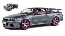 Indlæs billede til gallerivisning NISSAN SKYLINE GT-R (BNR34) COUPE 1999 GREY 1:18