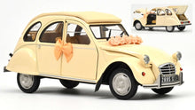 Indlæs billede til gallerivisning CITROEN 2 CV 1986 BEIGE WEDDING GIFT 1:18
