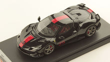 Indlæs billede til gallerivisning Ferrari 296 Speciale Nero Purosangue with Livery #25 sort 1:43