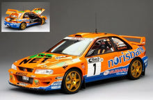 Indlæs billede til gallerivisning SUBARU IMPREZA S5 WRC N.1 WINNER ADAC RALLY 1999 KREMER-BERAYEN 1:18