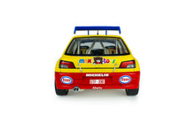 Indlæs billede til gallerivisning PEUGEOT 306 MAXI N 12 RALLY CONDROZ 1997 JEAN PIERRE VAN DE WAUVER - JEAN VAN DER SCHUEREN YELLOW WHITE 1:18