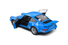 Indlæs billede til gallerivisning PORSCHE 911 CARRERA 3.0 RSR N 4 IROC RIVERSIDE 1974 GEORGE FOLLMER BLUE 1:18