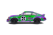 Indlæs billede til gallerivisning PORSCHE 911 RSR COUPE N 3 HAPPY TRIBUTE 1973 PURPLE GREEN 1:18