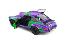 Indlæs billede til gallerivisning PORSCHE 911 RSR COUPE N 3 HAPPY TRIBUTE 1973 PURPLE GREEN 1:18