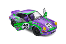 Indlæs billede til gallerivisning PORSCHE 911 RSR COUPE N 3 HAPPY TRIBUTE 1973 PURPLE GREEN 1:18