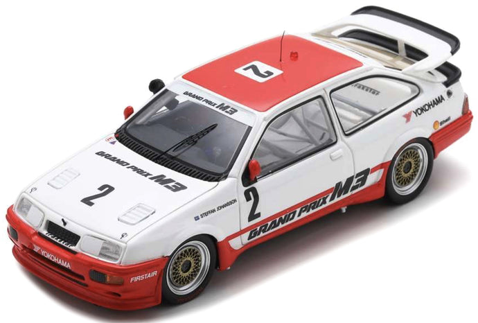 Ford SIERRA RS500 COSWORTH #2 STEFFAN JOHANSSON MACAU GUIA RACE 1990 hvid/rød 1:43