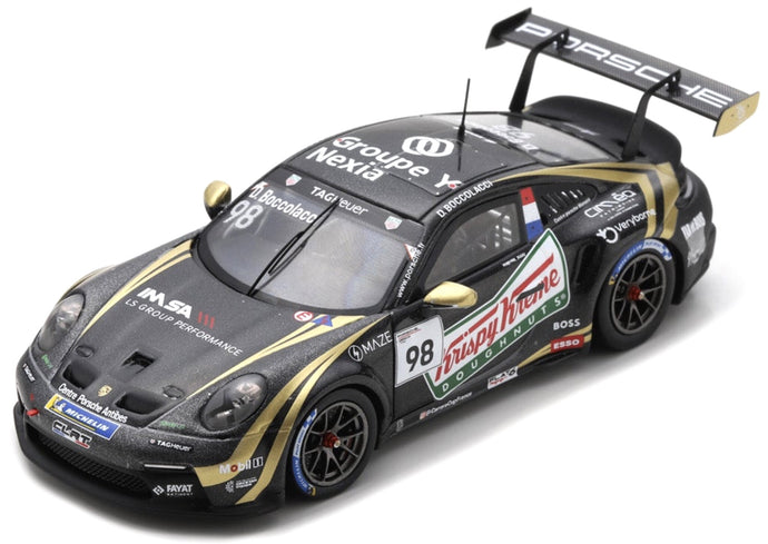 PORSCHE 911 992 GT3 CUP N 98 FRANCE CHAMPION PORSCHE CARRERA CUP 2023 DORIAN BOCCOLACCI BLACK 1:43