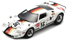 Indlæs billede til gallerivisning FORD USA GT40 MKI N 56 1000KM NURBURGRING 1969 REINHOLD JOST - HELMUT KELLENERS WHITE 1:43