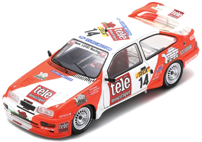 Ford SIERRA RS500 COSWORTH #14 TASSIN/FEITLER/ANDRUET 24H SPA 1988 rød/hvid 1:43