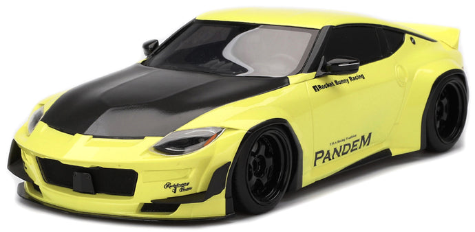 NISSAN FAIRLADY Z (RZ34) PANDEM COUPE 2022 YELLOW BLACK 1:18