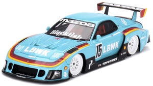 Mazda DX-7 LB-SUPER SILHOUETTE LIBERTY WALK EUROPE #15 2024 lys blå/sort/hvid 1:43