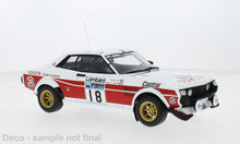 Indlæs billede til gallerivisning TOYOTA CELICA 2000 GT (RA21) N 18 RAC RALLY 1977 JEAN LUC THERIER - MICHAEL VIAL WHITE RED 1:18