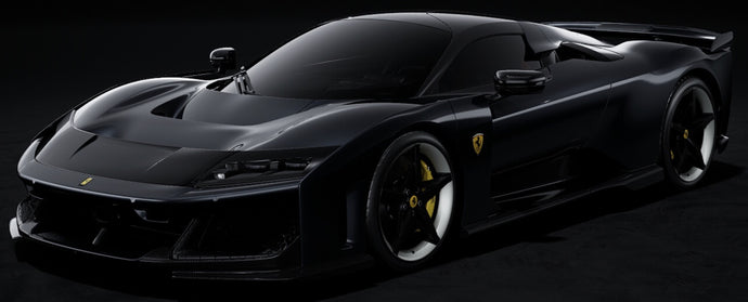 FERRARI F80 2024 CANNA DI FUCILE - GUN METAL GREY 1:43