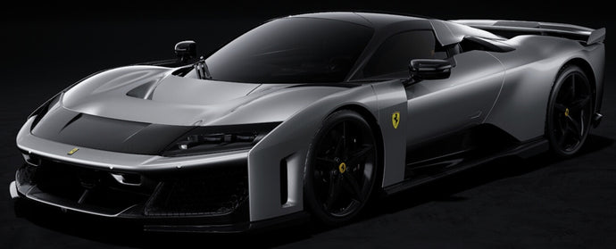 FERRARI F80 2024 ALLUMINIO LUCIDO - GREY GLOSS 1:43