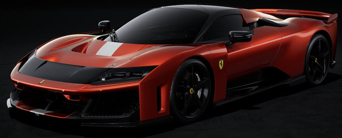 FERRARI F80 2024 WITH SHOWCASE RAME MICA - COPPER MET 1:18