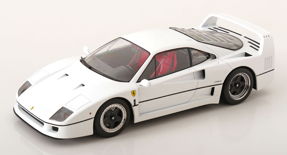 FERRARI F40 1987 - PERSONAL CAR SULTAN OF BRUNEI WHITE 1:18