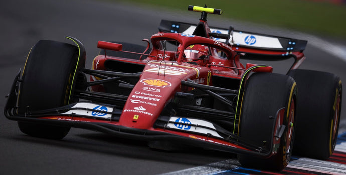 FERRARI F1 SF-24 TEAM SCUDERIA FERRARI N 55 WINNER MEXICO GP 2024 CARLOS SAINZ RED WHITE BLACK 1:43