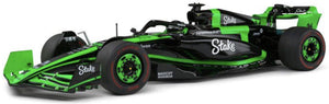 SAUBER C44 STAKE KICK F1 TEAM #77 VALTTERI BOTTAS JAPAN GP 2024 sort/grøn 1:18
