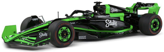SAUBER C44 STAKE KICK F1 TEAM #77 VALTTERI BOTTAS JAPAN GP 2024 sort/grøn 1:18
