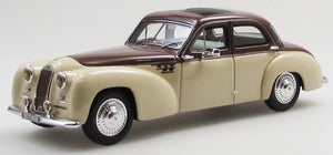 DELAGE D6-3L AUTOBINEAU SEDAN OPEN ROOF 1948 BEIGE BROWN 1:43