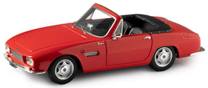 OSCA 1600GT FISSORE CABRIOLET OPEN 1963 RED BLACK 1:43