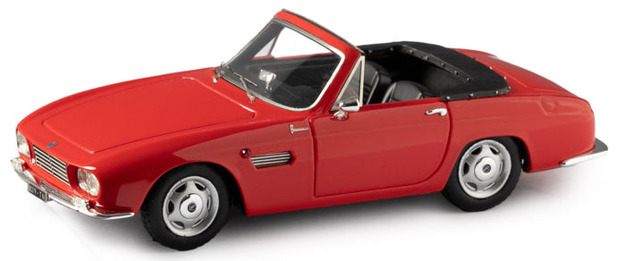 OSCA 1600GT FISSORE CABRIOLET OPEN 1963 RED BLACK 1:43